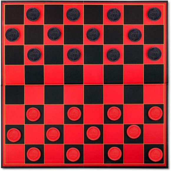 Checkers Board for Kids– Fun Checkerboard Game for Boys and Girls - Picture 2 of 7